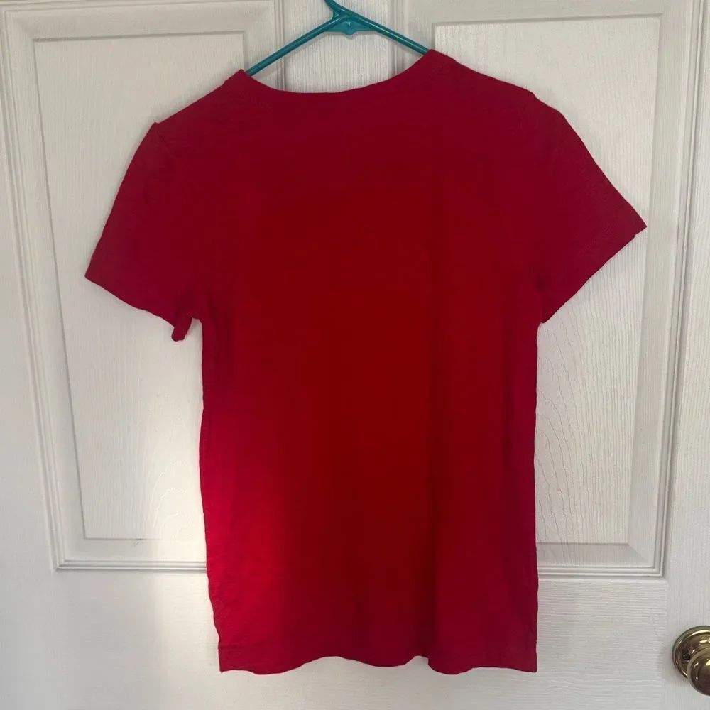 LOFT Scarlet Tee with Silver Script - Picture 4 of 4